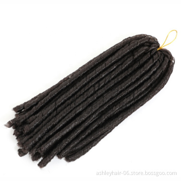 kanekalon fiber soft dread lock synthetic braiding hair lily soft dread lock 14inch